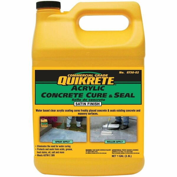 Quikrete 52020 Waterproofing Concrete Sealer Gal, Clear QU44750